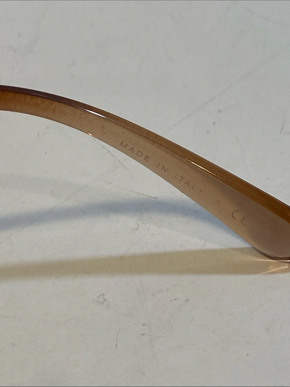 BURBERRY Brown Rectangular  Glasses with Metallic Accent